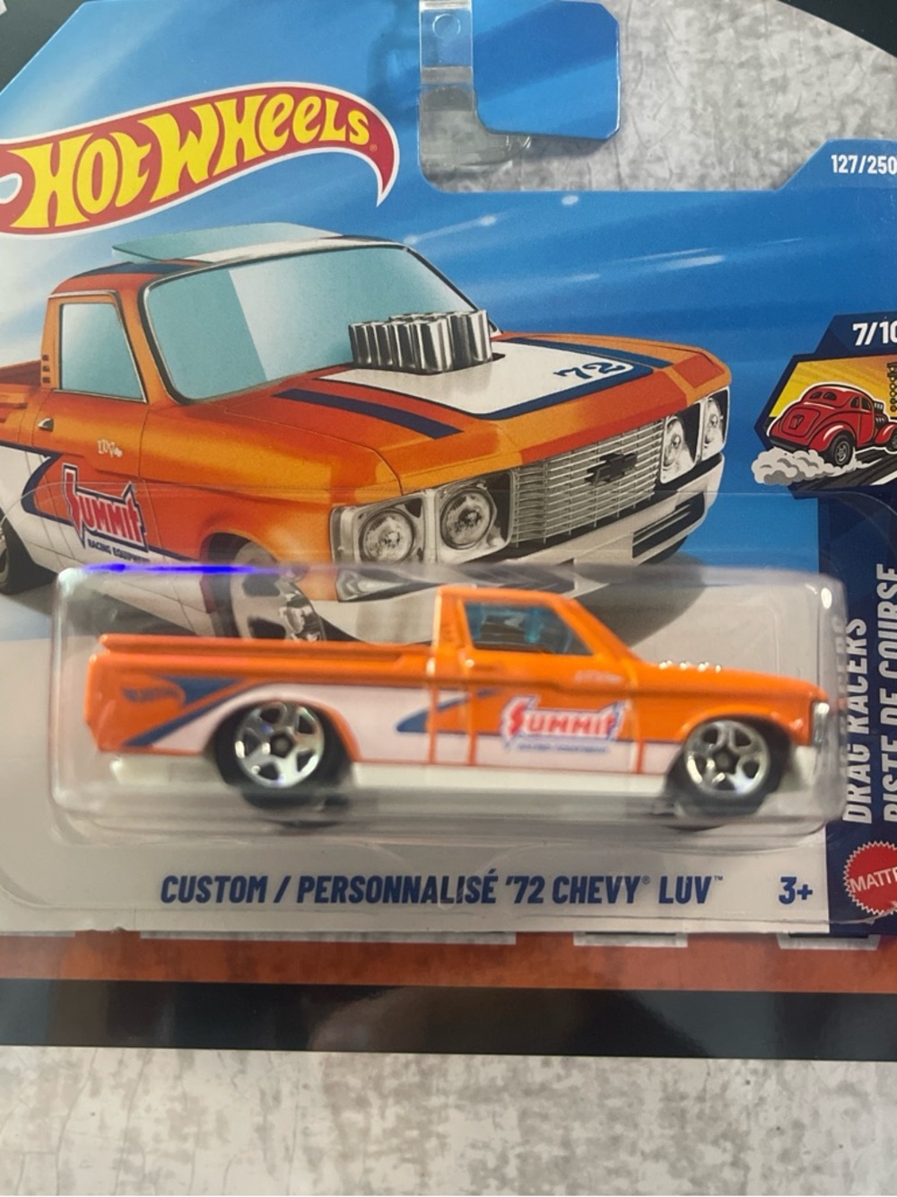 Hot Wheels Custom '72 Chevy Luv Toy Truck - Orange